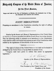 19th Amendment to the United States Constitution