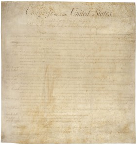 Bill of Rights - First Ten Amendments to the United States Constitution