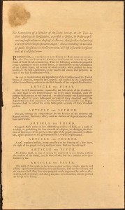 James Madison Proposal to the Bill of Rights